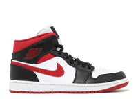 AIR JORDAN 1 MID "WHITE BLACK RED"