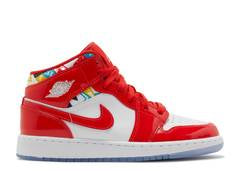 AIR JORDAN 1 MID SE (GS) "BARCELONA SWEATER"
