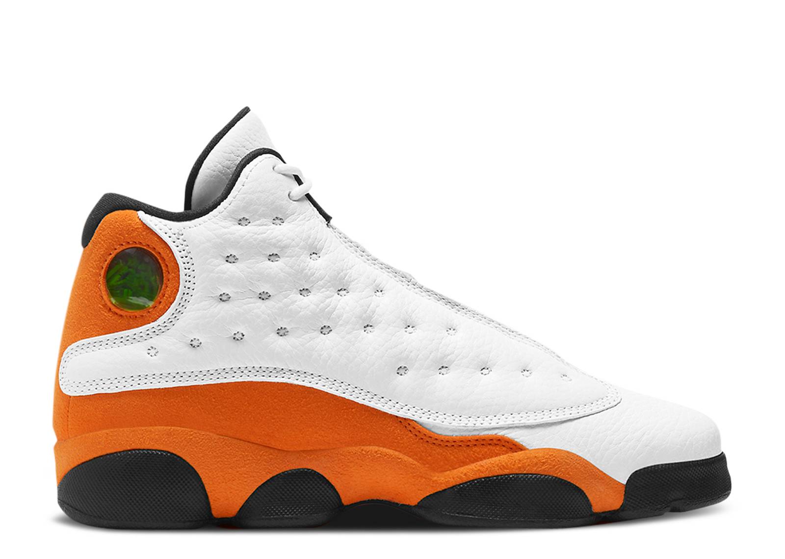 Jordan 13 orange deals and black