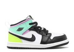 JORDAN 1 MID (TD) "PASTEL BLACK TOE"