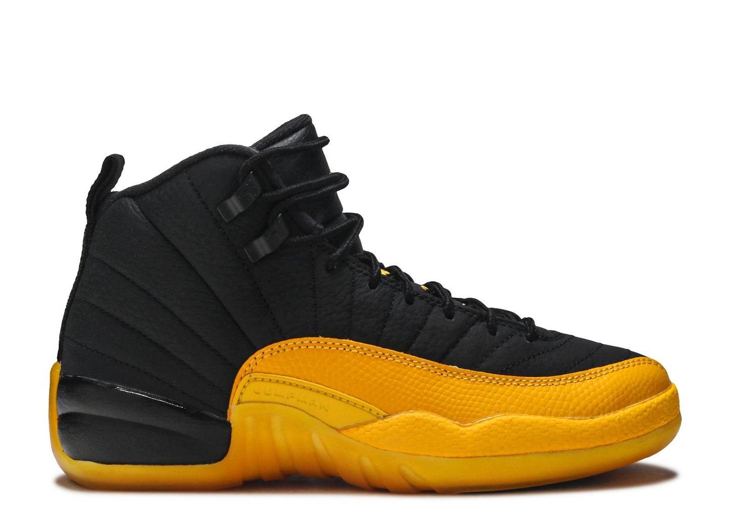 AIR JORDAN 12 RETRO (GS) "BLACK UNIVERSITY GOLD"